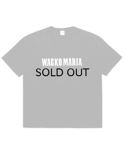 画像1: WACKO MARIA (WASHED HEAVY WEIGHT CREW NECK T-SHIRT TYPE-2) BLACK