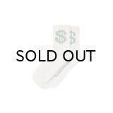 BLACK EYE PATCH (DOLLAR SIGN SOCKS) GRAY