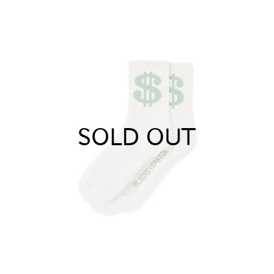 画像1: BLACK EYE PATCH (DOLLAR SIGN SOCKS) GRAY
