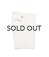 WACKO MARIA (DICKIES PLEATED SHORT TROUSERS TYPE-1) WHITE