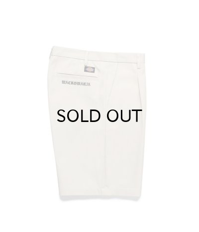 画像1: WACKO MARIA (DICKIES PLEATED SHORT TROUSERS TYPE-1) WHITE