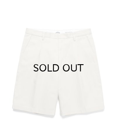 画像2: WACKO MARIA (DICKIES PLEATED SHORT TROUSERS TYPE-1) WHITE