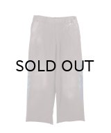 KAMIYA (“KMY-FIRE” Distressed Sweat Pants) BROWN