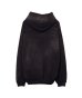 画像2: KAMIYA (Distressed Henry Neck Hoodie) BLACK (2)