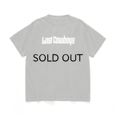 画像1: LASTMAN (PRINTED TEE -LOST COWBOYS-) BLACK -30% OFF-