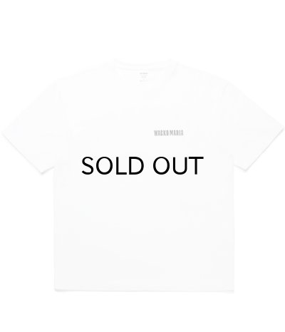 画像1: WACKO MARIA (WASHED HEAVY WEIGHT CREW NECK T-SHIRT TYPE-1) WHITE