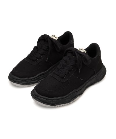 画像1: Maison MIHARA YASUHIRO ("WAYNE" OG SOLE CANVAS LOW-TOP SNEAKER) BLK-BLK
