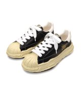 Maison MIHARA YASUHIRO ("BLAKEY" VINTAGE COLOR SOLE LEATHER LOW-TOP SNEAKER) BLACK