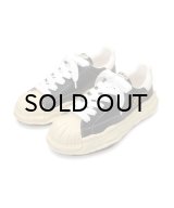 Maison MIHARA YASUHIRO ("BLAKEY" VINTAGE COLOR SOLE LEATHER LOW-TOP SNEAKER) BLACK