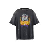 SAINT Mxxxxxx X NEIGHBORHOOD (STHD.SS TEE HOOD) BLACK