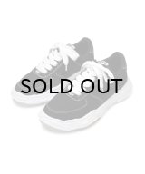 Maison MIHARA YASUHIRO ("WAYNE" OG SOLE CANVAS LOW-TOP SNEAKER) BLACK