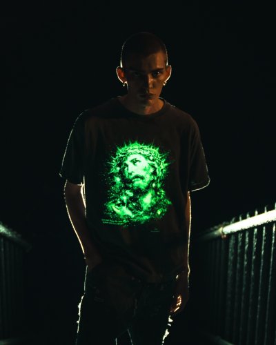 画像3: SAINT Mxxxxxx (JESUS SS TEE) BLACK