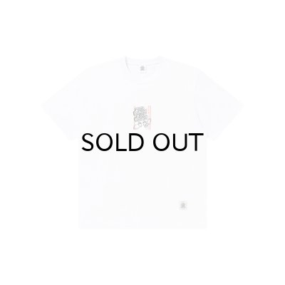 画像1: BLACK EYE PATCH (OG BOY PRIORITY LABEL TEE) WHITE