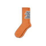 BLACK EYE PATCH (OG LABEL SOCKS) ORANGE