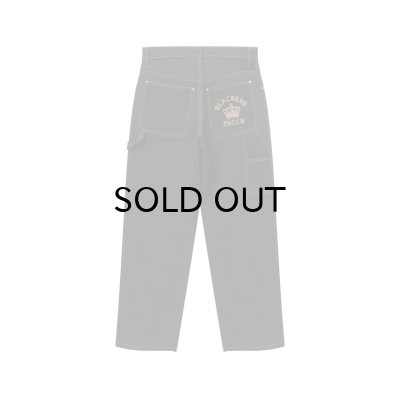 画像1: BLACK EYE PATCH (CROWN LOGO PAINTER PANTS) BLACK