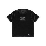 BLACK EYE PATCH (KANJI LOGO V NECK VELOUR PULLOVER TEE) BLACK