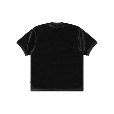 画像2: BLACK EYE PATCH (KANJI LOGO V NECK VELOUR PULLOVER TEE) BLACK
