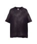 画像1: KAMIYA (“KMY-SNAKE” Distressed T-shirt) BLACK (1)