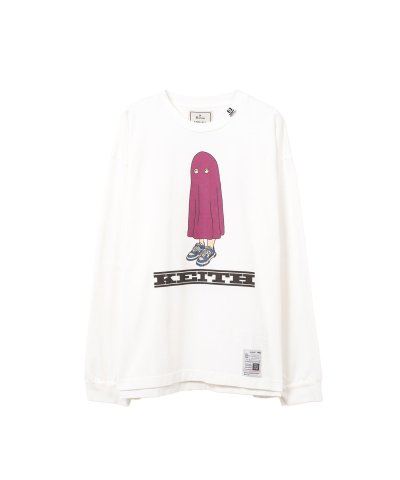 画像1: Maison MIHARA YASUHIRO (KEITH Printed Long Sleeve Tee) WHITE