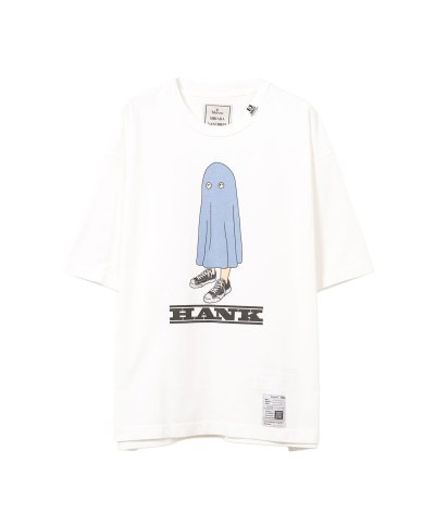 画像1: Maison MIHARA YASUHIRO (HANK Printed Half Sleeve T-shirt) WHITE