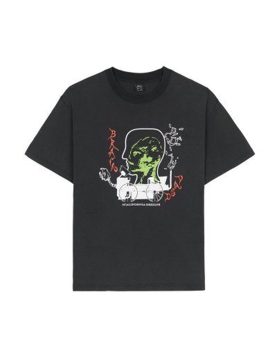 画像1: BRAIN DEAD (ALIENTRACTOR T-SHIRT) BLACK