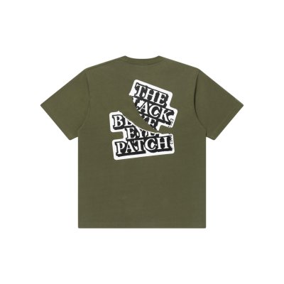 画像2: BLACK EYE PATCH (TORN OG LABEL TEE) OLIVE