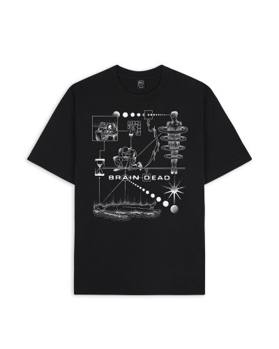画像1: BRAIN DEAD (MIND PUZZLE T-SHIRT) BLACK