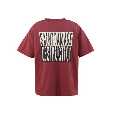画像2: SAINT Mxxxxxx (? SS TEE) BURGUNDY