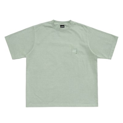 画像1: LQQK STUDIO (PIGMENT WASHED TEE) WASHED GREEN
