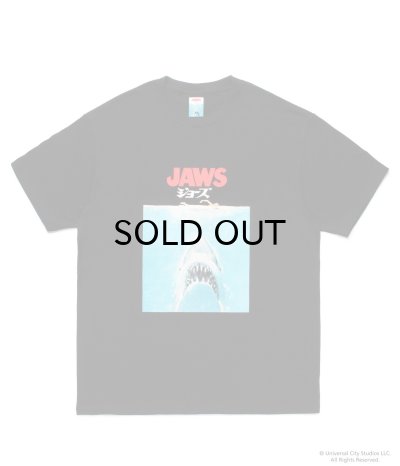 画像1: WACKO MARIA (JAWS_CREW NECK T-SHIRT) BLACK