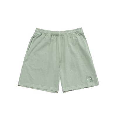 画像1: LQQK STUDIO (PIGMENT WASHED SHORTS) WASHED GREEN