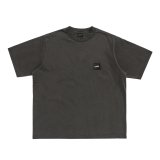 LQQK STUDIO (PIGMENT WASHED TEE) WASHED BLACK