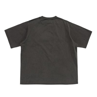 画像2: LQQK STUDIO (PIGMENT WASHED TEE) WASHED BLACK