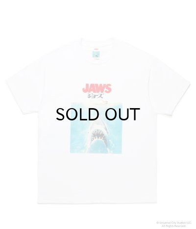 画像1: WACKO MARIA (JAWS_CREW NECK T-SHIRT) WHITE
