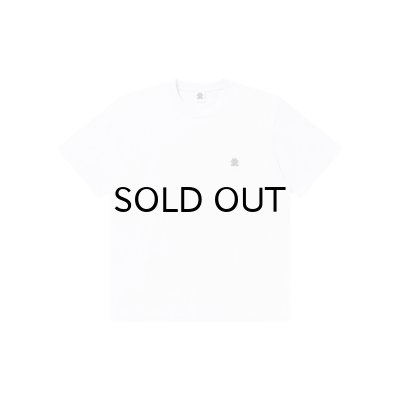 画像1: BLACK EYE PATCH (HEAVY WEIGHT SMALL OG LABEL TEE) WHITE