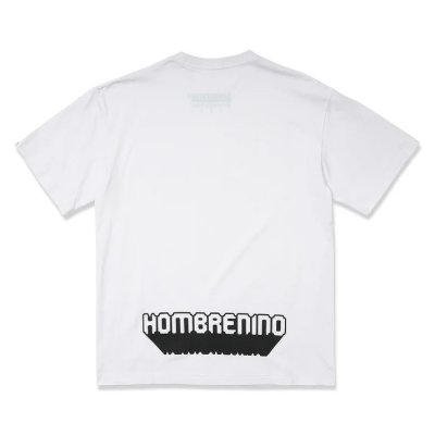 画像1: HOMBRE NINO (S/S PRINT TEE "LOGO") WHITE