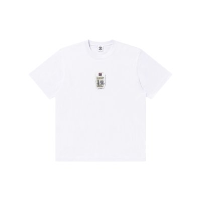 画像1: BLACK EYE PATCH (PACK IN THE POCKET TEE) WHITE