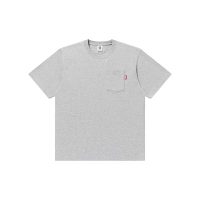 画像1: BLACK EYE PATCH (HEAVY WEIGHT HWC POCKET TEE) H.GREY