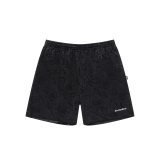 BLACK EYE PATCH (PAISLEY VELOUR SHORTS) BLACK