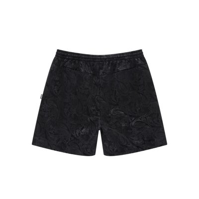 画像2: BLACK EYE PATCH (PAISLEY VELOUR SHORTS) BLACK