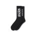 画像1: BLACK EYE PATCH (HWC SOCKS) BLACK (1)