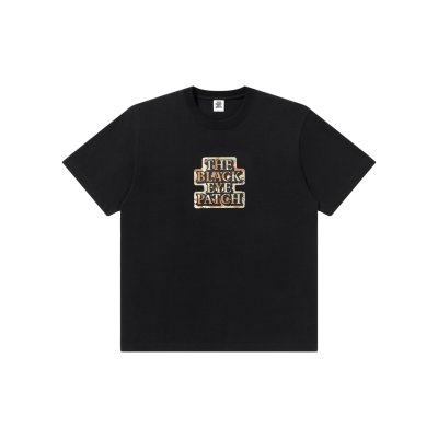 画像1: BLACK EYE PATCH (CHOCOLATE CHIP CAMO OG LABEL TEE) BLACK