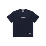 BLACK EYE PATCH (TOP CHART LOGO TEE) NAVY