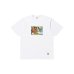 画像1: BLACK EYE PATCH (DANCEHALL RADIO TEE) WHITE (1)