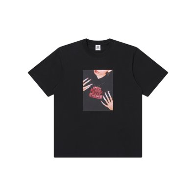 画像1: BLACK EYE PATCH (FRONT ROW GEM PHOTO TEE) BLACK