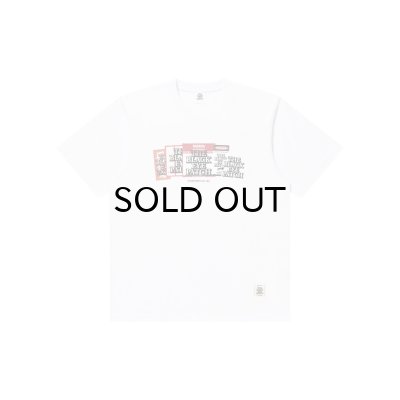 画像1: BLACK EYE PATCH (LABEL PACK TEE) WHITE