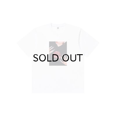 画像1: BLACK EYE PATCH (FRONT ROW GEM PHOTO TEE) WHITE