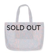 WACKO MARIA (SPEAK EASY / LEOPARD MESH TOTE BAG) BLUE