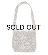 WACKO MARIA (SPEAK EASY / LEOPARD MESH SHOULDER BAG) BEIGE