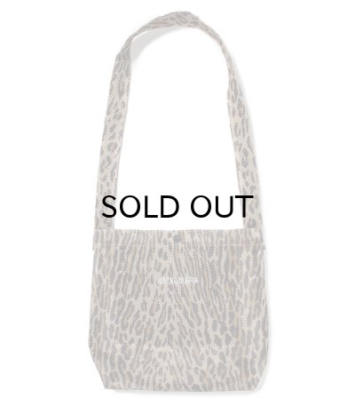 画像1: WACKO MARIA (SPEAK EASY / LEOPARD MESH SHOULDER BAG) BEIGE